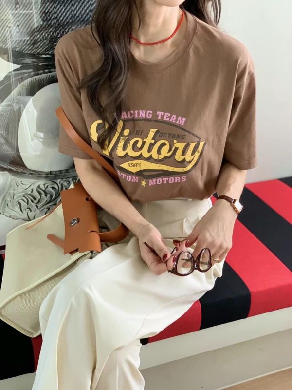 Victory字樣復古T 