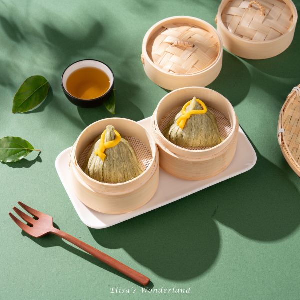 【粽香傳情】端午竹籃甜點餅乾禮盒 