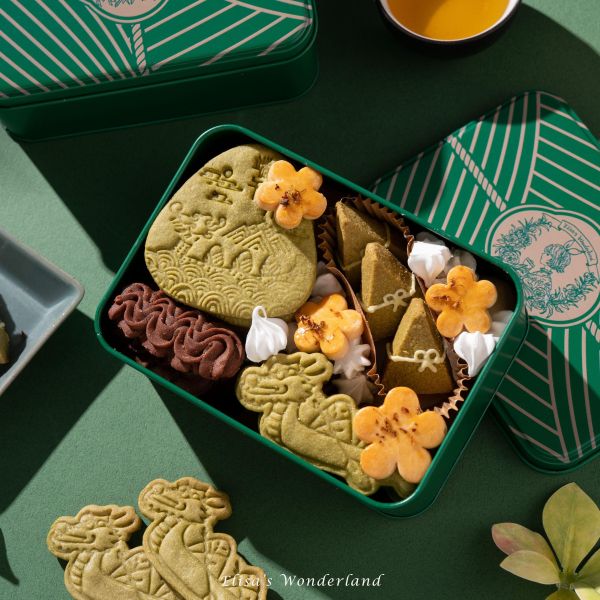 【翠意織情】端午限定鐵盒餅乾禮盒 