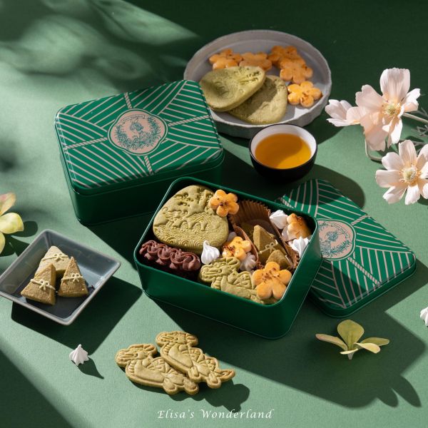 【翠意織情】端午限定鐵盒餅乾禮盒 