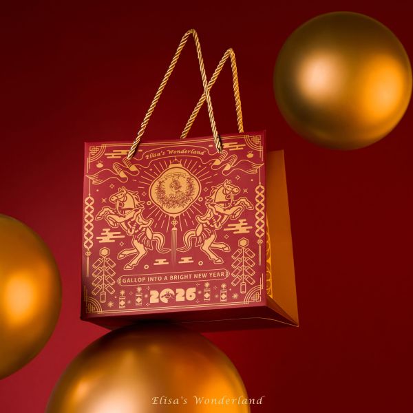 【金馬奔騰】馬年限定新年餅乾禮盒(鐵盒封面可印製企業LOGO) 