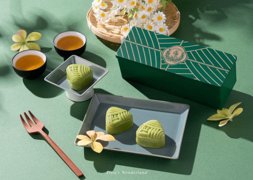 【翠玉粽影】端午限定桃山月餅禮盒 