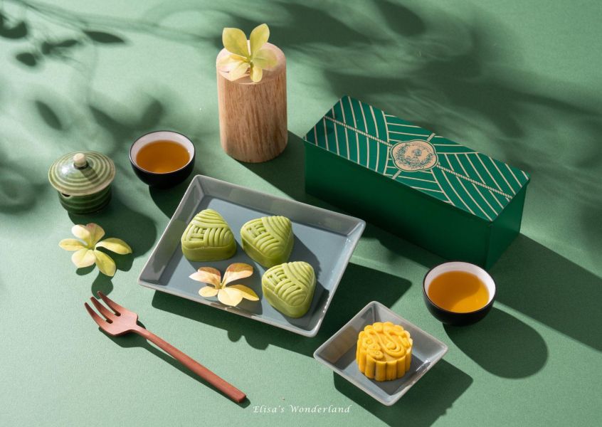 【翠玉粽影】端午限定桃山月餅禮盒 