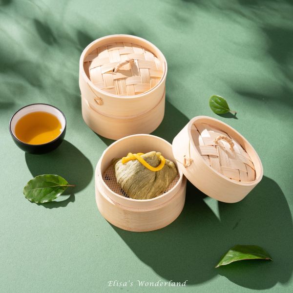 【粽香傳情】端午竹籃甜點餅乾禮盒 