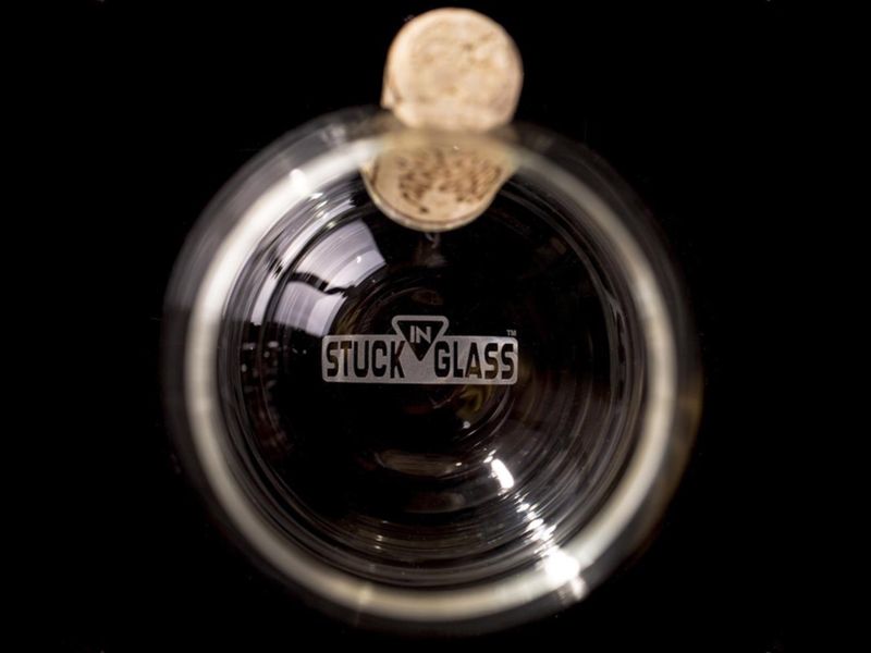 STUCK IN GLASS｜軟木塞造型紅酒杯460 ml BoHo好挑購物,STUCK IN GLASS,軟木塞造型紅酒杯460 ml