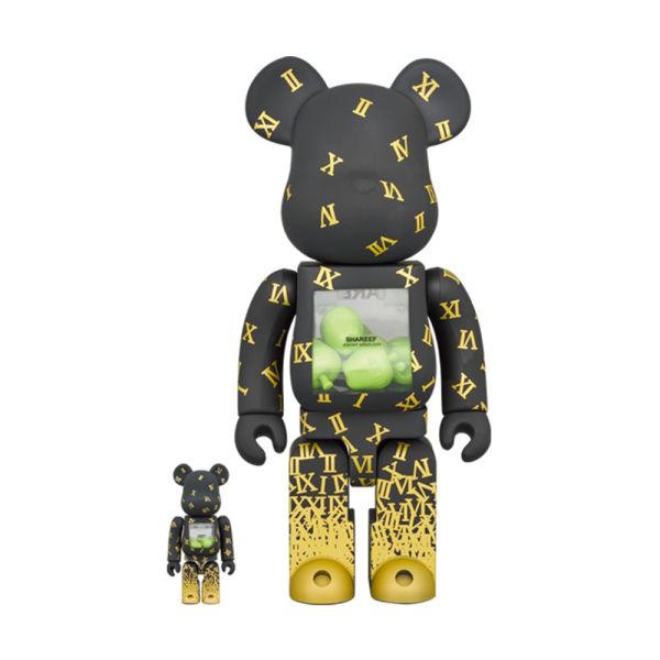 BE@RBRICK  SHAREEF3 青蘋果千秋 400％+100％ 現貨,BE@RBRICK SHAREEF3,青蘋果千秋400％+100％,庫柏力克熊公仔收藏