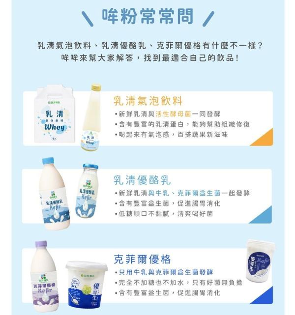 (冷藏)四方/乳清優酪乳/200ml 四方,乳清優酪乳,克菲爾菌,Kefir,雀莉到家,宅配,冷鏈