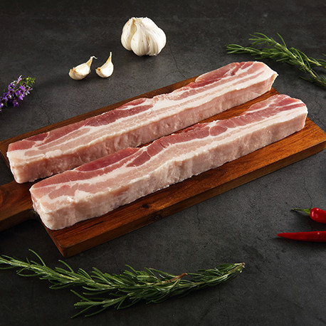 【冷凍】香草豬/去皮五花肉/400g 香草豬,去皮五花肉,韓式烤肉,蒜泥白肉,回鍋肉,滷肉燥,韓式炸醬麵