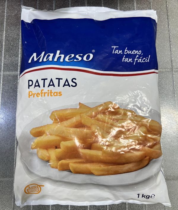 【冷凍】西班牙Maheso/薯條/1kg Maheso, 西班牙,薯條,葵花油炸馬鈴薯