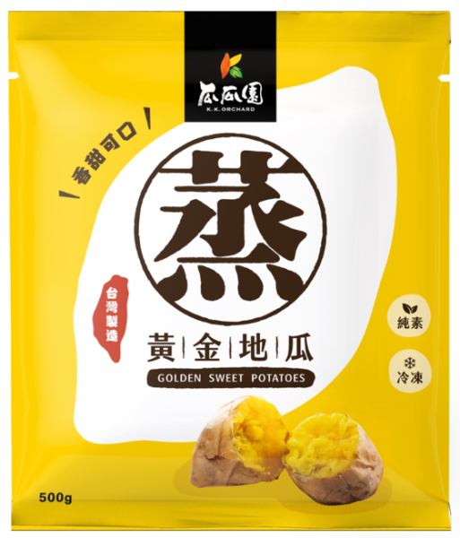 【冷凍】瓜瓜園/蒸黃金地瓜/500g 瓜瓜園,蒸黃金地瓜