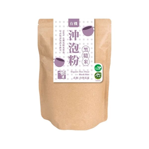 銀川/有機黑米沖泡粉(無糖)/500g 銀川,黑糙米,有機,沖泡粉,無糖