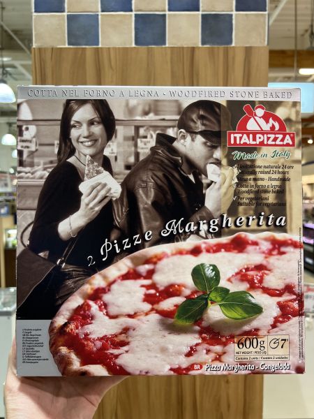 【冷凍】義大利Italpizza/瑪格麗特披薩(2塊裝)/600g Italpizza,瑪格麗特披薩,起司,瑪格麗特,披薩