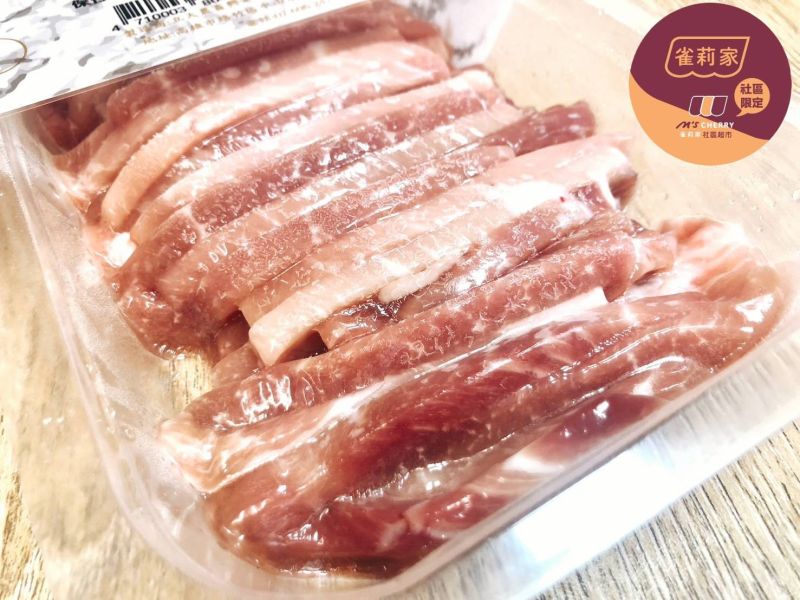 【冷凍】立大/台灣豬後腿肉絲/250g 豬後腿肉絲,低脂,瘦肉