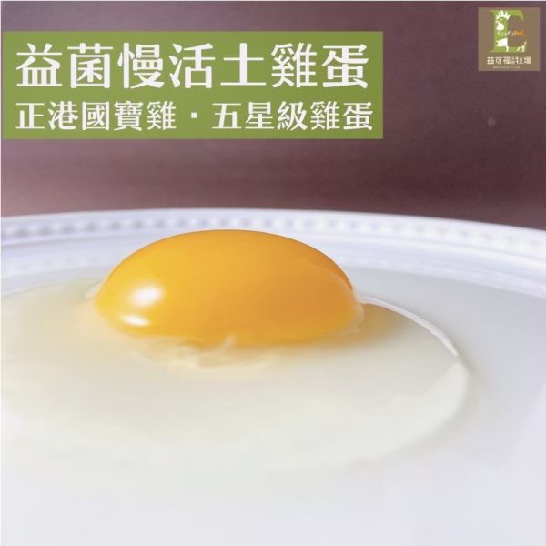 (冷藏)益可福/益菌慢活土雞蛋/10入 國寶雞.益可福,