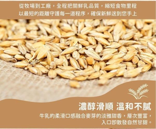 (冷藏)四方/(小玻璃瓶)麥芽調味乳/200ml 四方,麥芽,調味乳,自種牧草,雀莉到家,宅配,冷鏈
