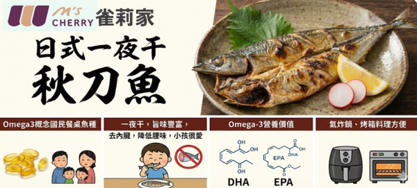 【冷凍】雀莉家/日式一夜干/秋刀魚/130g±10g 雀莉家,秋刀魚,一夜干