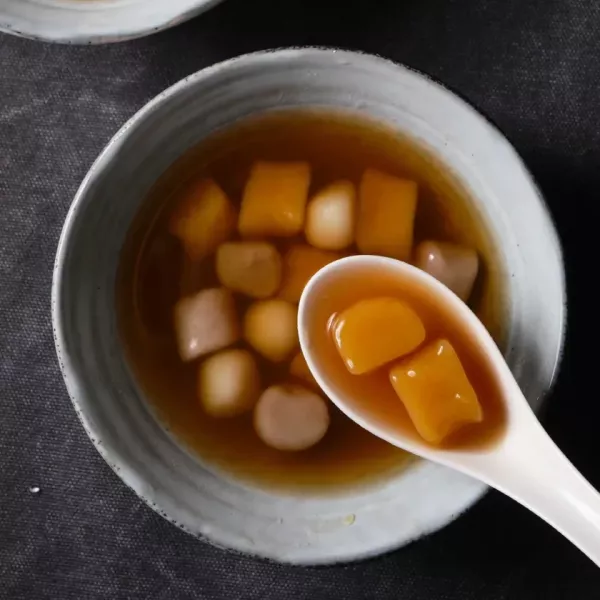 【冷凍】豆舖子/綜合圓(芋圓.地瓜圓)/300g 食物原色,地瓜園,紅地瓜,樹薯,芋圓,檳榔心芋