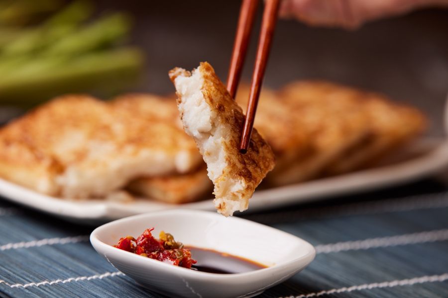 【冷凍】豆舖子/古早味蘿蔔糕/100g*10片入 豆舖子,蘿蔔糕,白蘿蔔,在來米