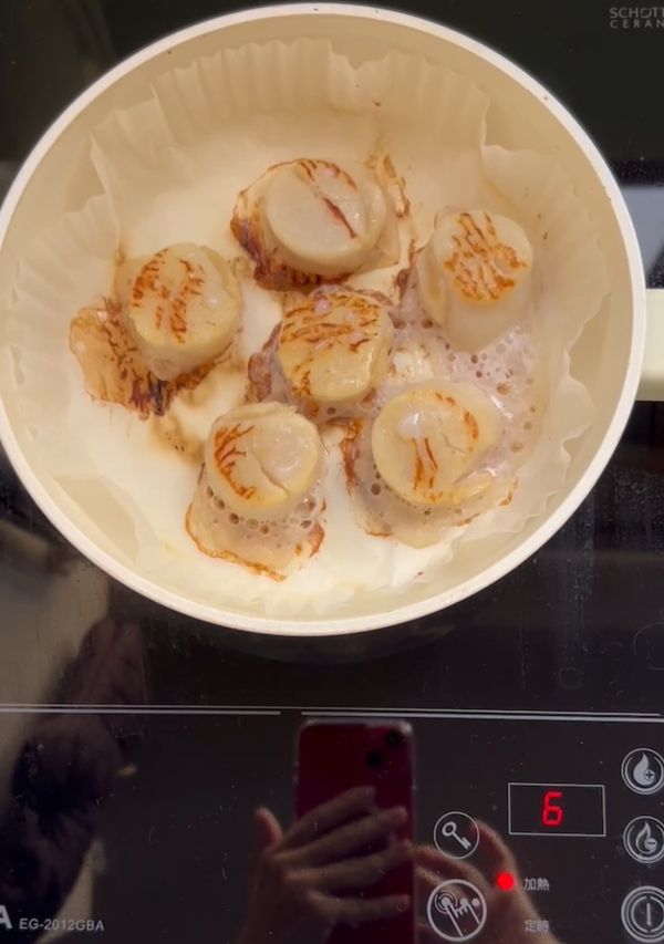 [食譜分享] 秋芳 /免洗鍋乾煎干貝 食譜分享,干貝