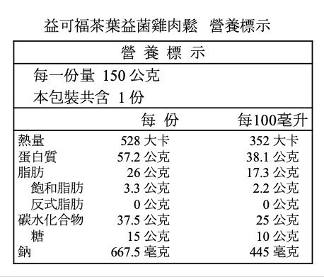 益可福/茶葉益菌雞肉鬆(海苔)/150g±5g 益可福,國寶雞,肉鬆,無豆粉