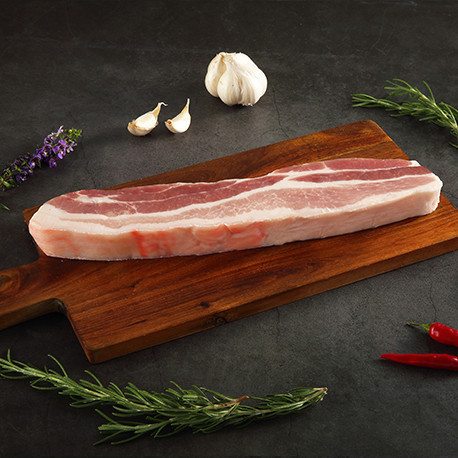 【冷凍】香草豬/附皮五花肉/300g 香草豬,附皮五花肉,韓式烤肉,蒜泥白肉,回鍋肉,滷肉燥,韓式炸醬麵