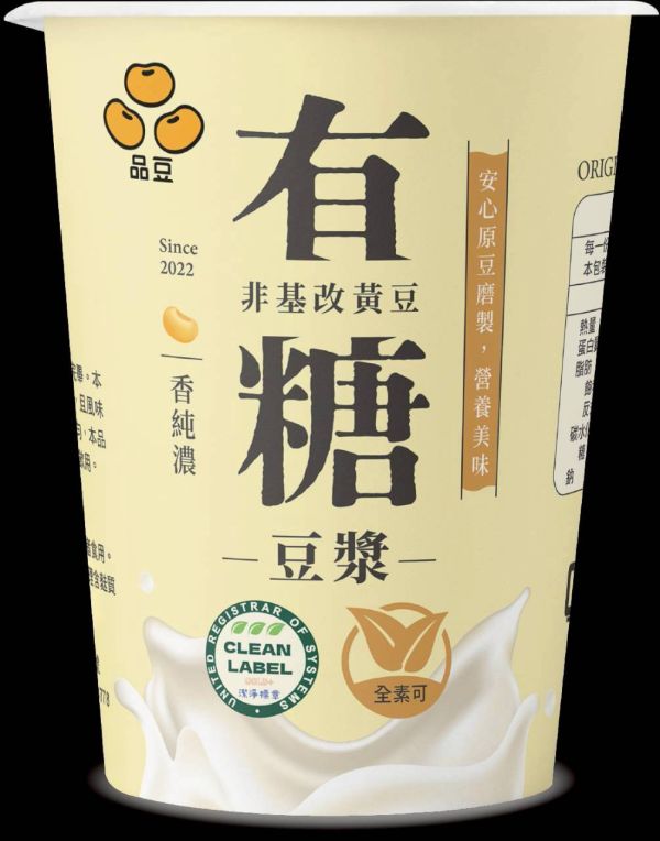 (冷藏)品豆/有糖豆漿/330ml±3% 品豆,植物奶
