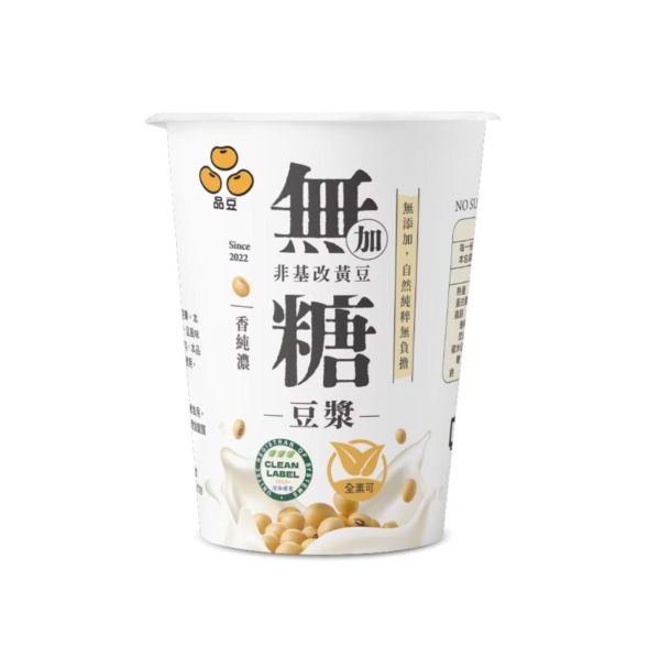 (冷藏)品豆/無糖豆漿/330ml±3% 品豆,植物奶