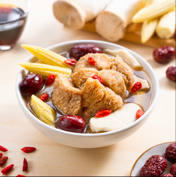 【冷凍】蘭田蔬食/十全藥膳猴頭菇燉湯(蛋素)/300g 蘭田,藥膳,猴頭菇