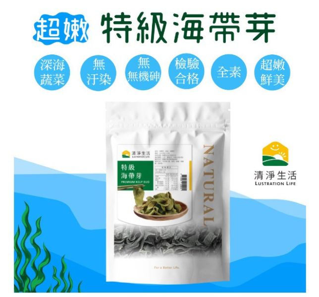 清淨生活/海帶芽/100g 海帶芽