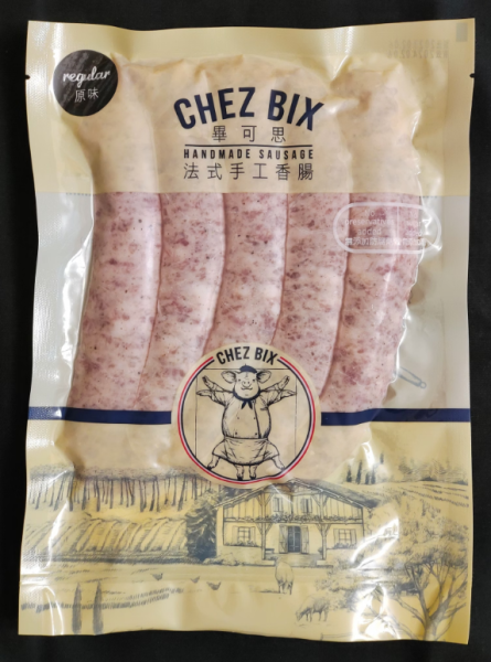 【冷凍】Chez Bix畢可思/法式手工香腸/原味/80g*5 Chez Bix畢可思,法式手工香腸