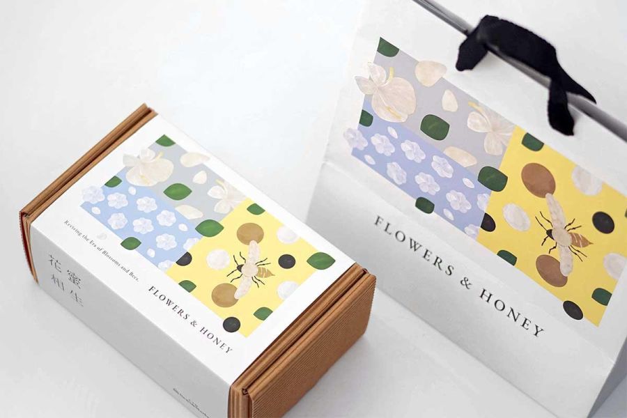 上下游/花蜜相生禮盒/茉莉花茶7克+龍眼蜂蜜240克 上下游,龍眼蜜,茉莉花