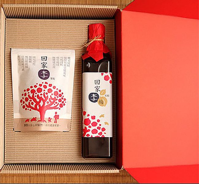 上下游/回家李禮盒/果乾120g+梅果醋500ml 上下游,回家李,紅肉李