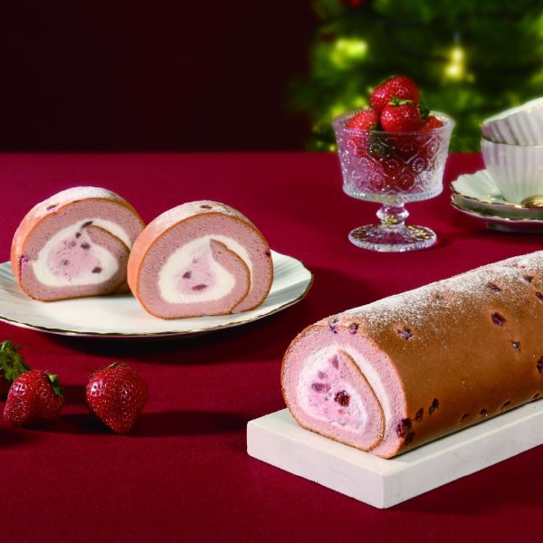 【冷凍】亞尼克/戲雪尋莓生乳捲/360g 亞尼克,北海道,生乳捲,草莓