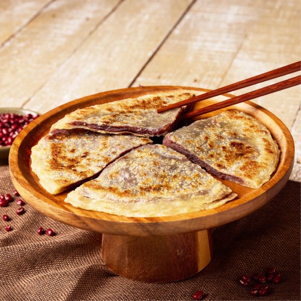 【冷凍】豆舖子/豆沙鍋餅/110g*5入 豆舖子,豆沙鍋餅,屏東紅豆