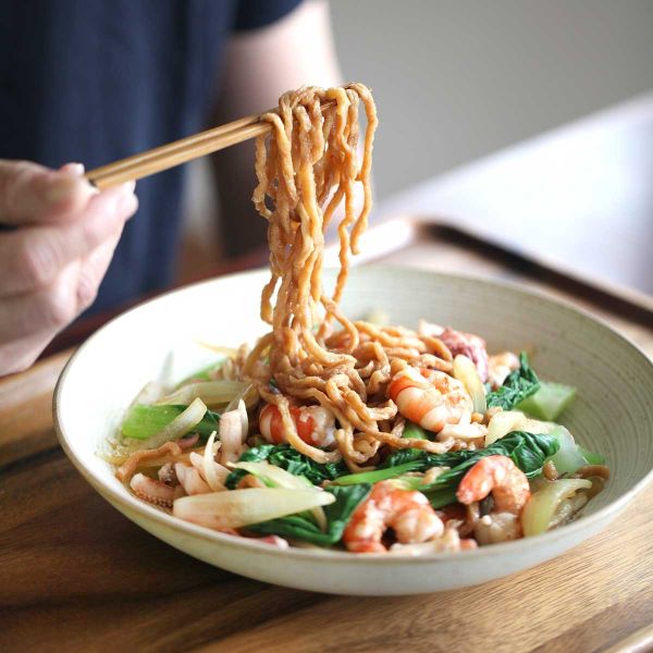 上下游/台灣小麥鍋燒意麵(四入裝)/240g 上下游,鍋燒意麵,鴨蛋,本土小麥,台灣小麥