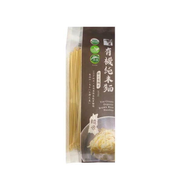 銀川/有機純米麵條-糙米/300g 銀川,有機,糙米,米麵條