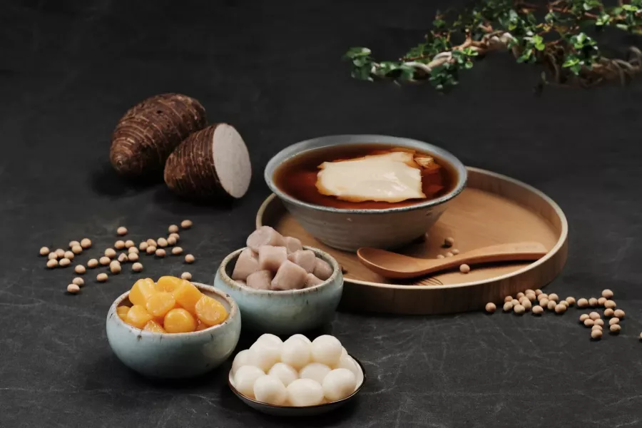 【冷凍】豆舖子/綜合圓(芋圓.地瓜圓)/300g 食物原色,地瓜園,紅地瓜,樹薯,芋圓,檳榔心芋