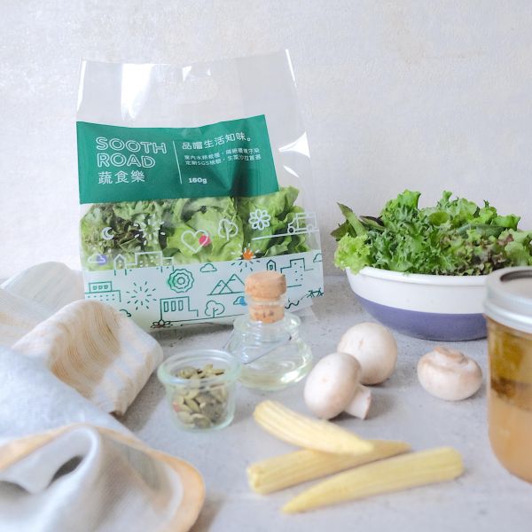 (冷藏)蔬食樂/極淨萵苣(隨機2種)/160g 蔬食樂,生菜