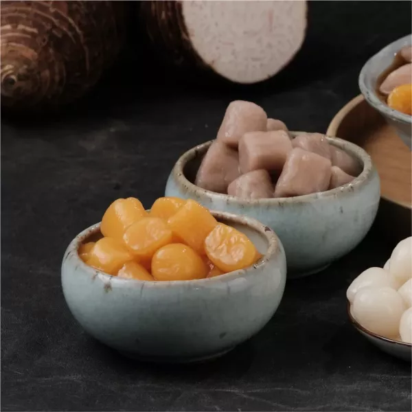 【冷凍】豆舖子/綜合圓(芋圓.地瓜圓)/300g 食物原色,地瓜園,紅地瓜,樹薯,芋圓,檳榔心芋