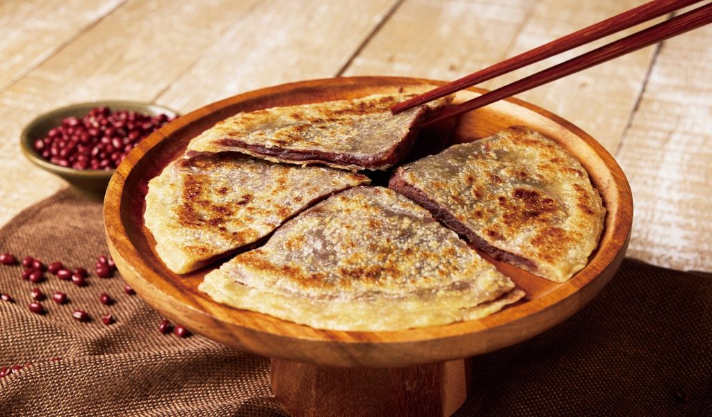 【冷凍】豆舖子/豆沙鍋餅/110g*5入 豆舖子,豆沙鍋餅,屏東紅豆