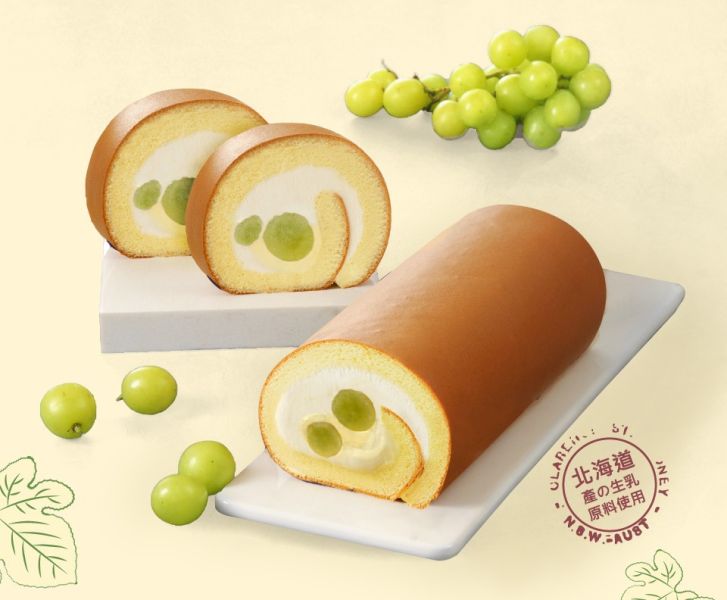 【冷凍】亞尼克/白葡萄生乳捲/387g 生乳捲,亞尼克,白葡萄,北海道奶霜