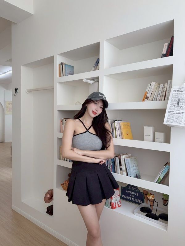 小香風系列·繞脖Bra top 