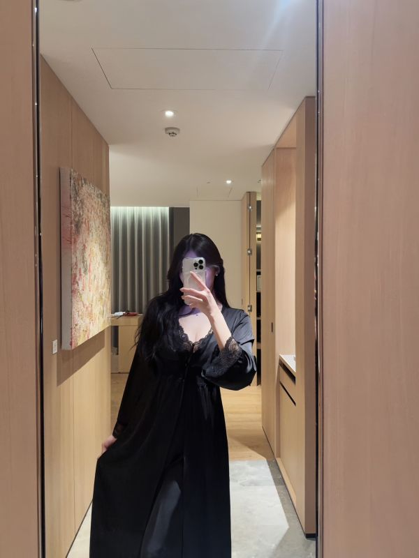 財閥大女主·長版睡袍套裝 