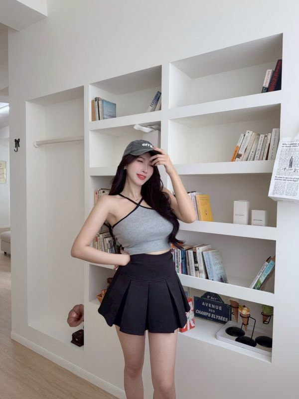 小香風系列·繞脖Bra top 