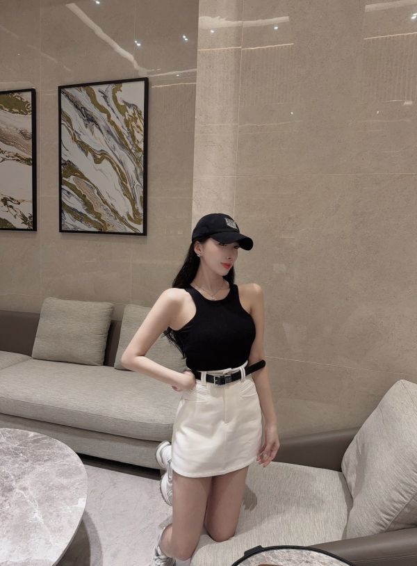 完美搭配·削肩Bra top 