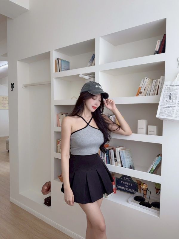 小香風系列·繞脖Bra top 