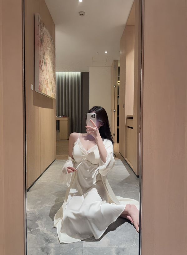財閥大女主·長版睡袍套裝 