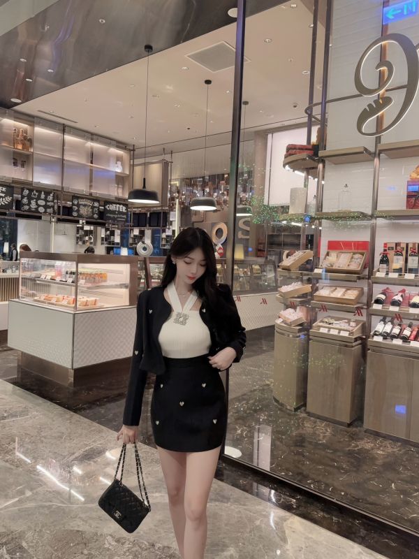 白富美小女兒·愛心小香兩件套 