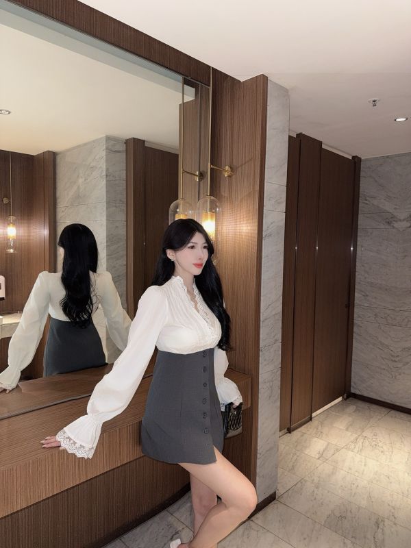 嬌小歐膩·蕾絲洋裝 