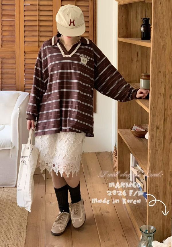 蕾絲V領條紋POLO上衣3色 撞色條紋V領蕾絲POLO上衣3色
東大門
MARI&CO
韓國飾品
韓國耳環
耳環
髮飾
大腸圈
腸圈
手鍊
戒指
純銀飾品
珍珠耳環
三麗鷗代購
飾品店